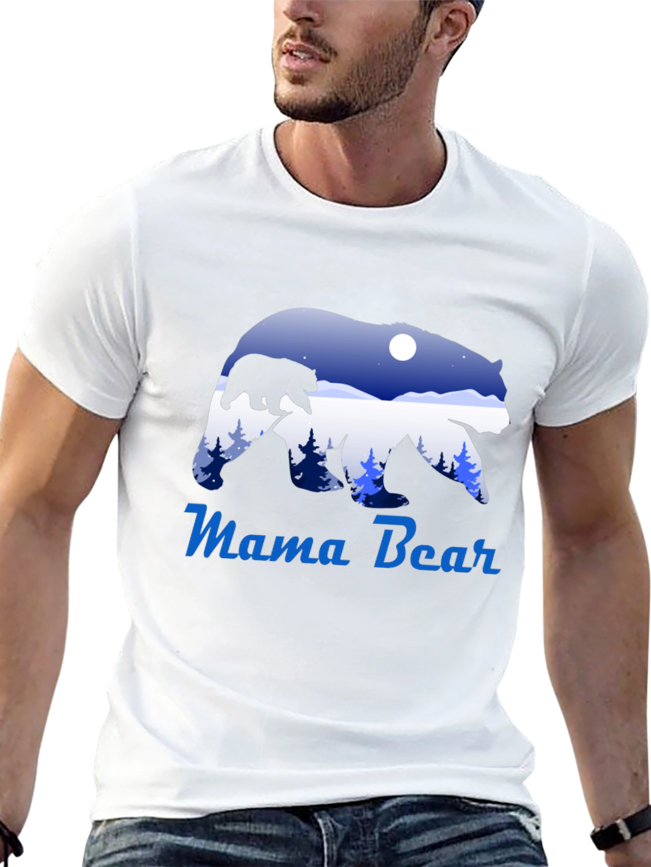 Mama Bear Nature Graphic Tee