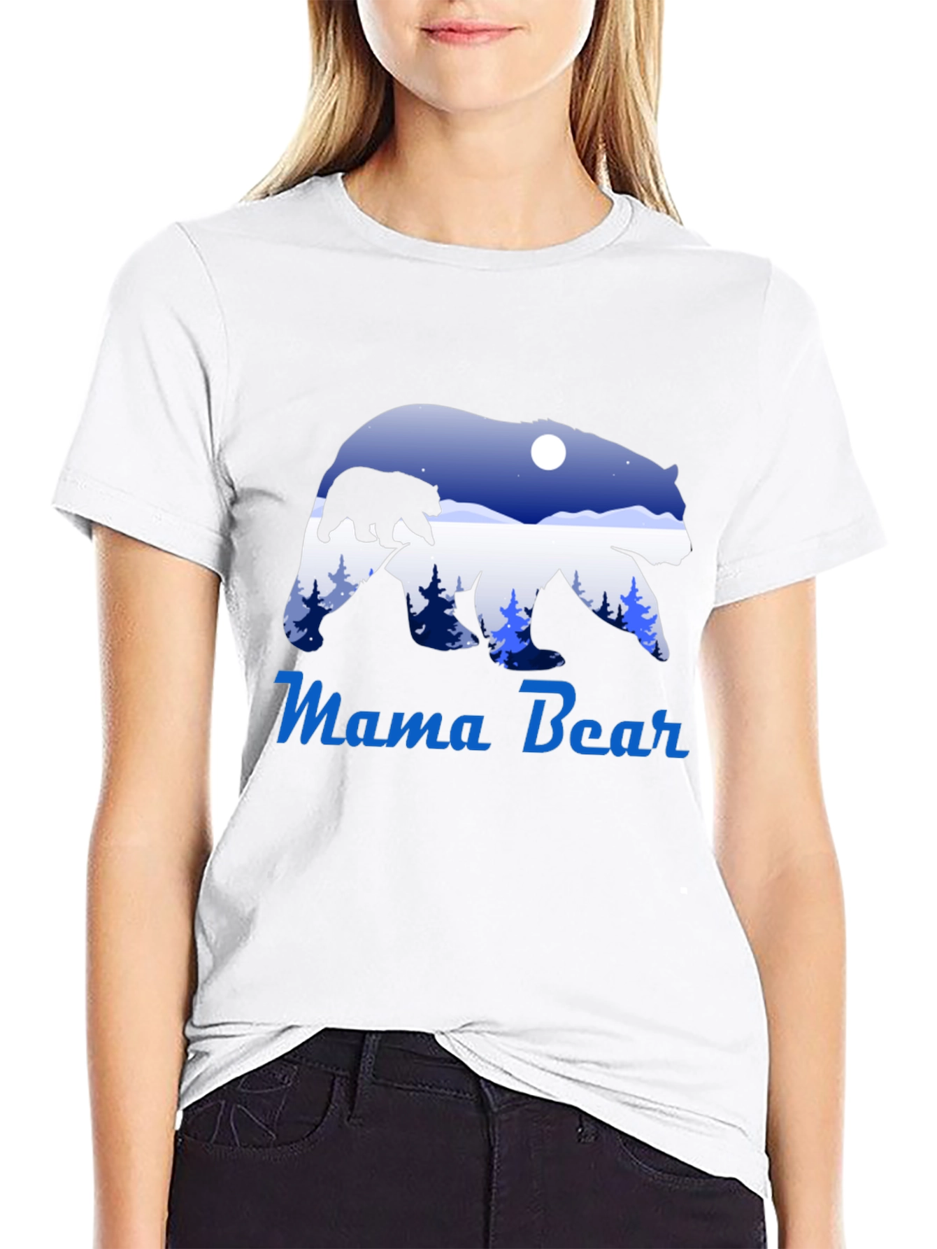 Mama Bear Nature Graphic Tee
