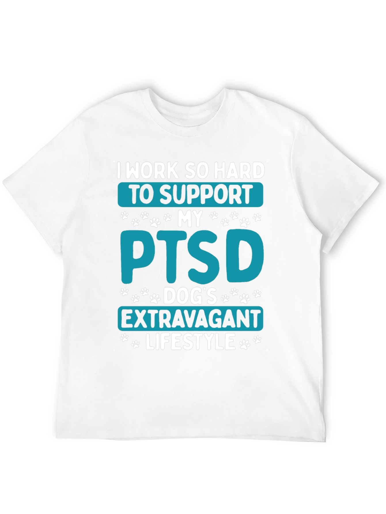 PTSD Dog Dad T-Shirt - Extravagant Lifestyle Tee