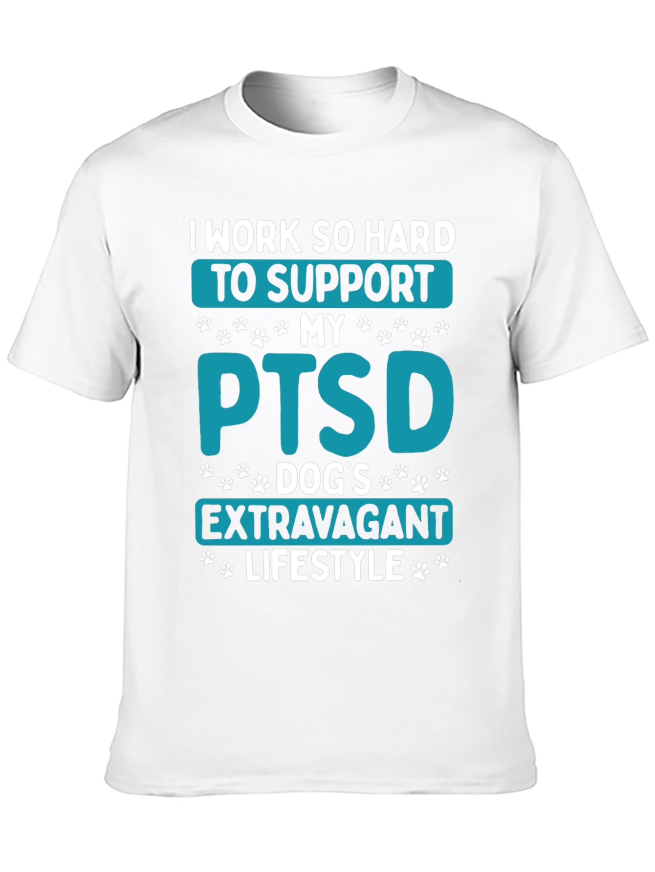 PTSD Dog Dad T-Shirt - Extravagant Lifestyle Tee