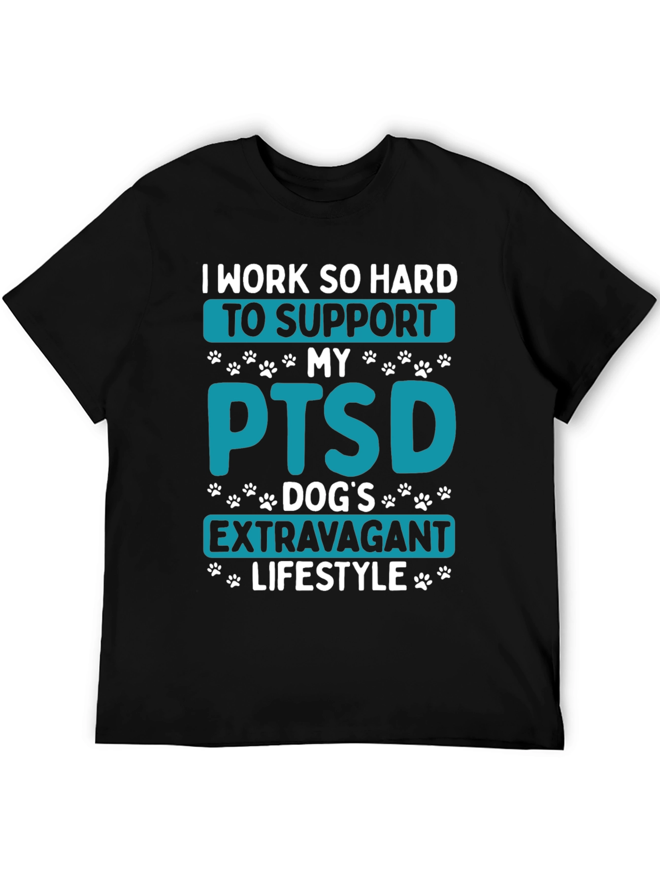 PTSD Dog Dad T-Shirt - Extravagant Lifestyle Tee