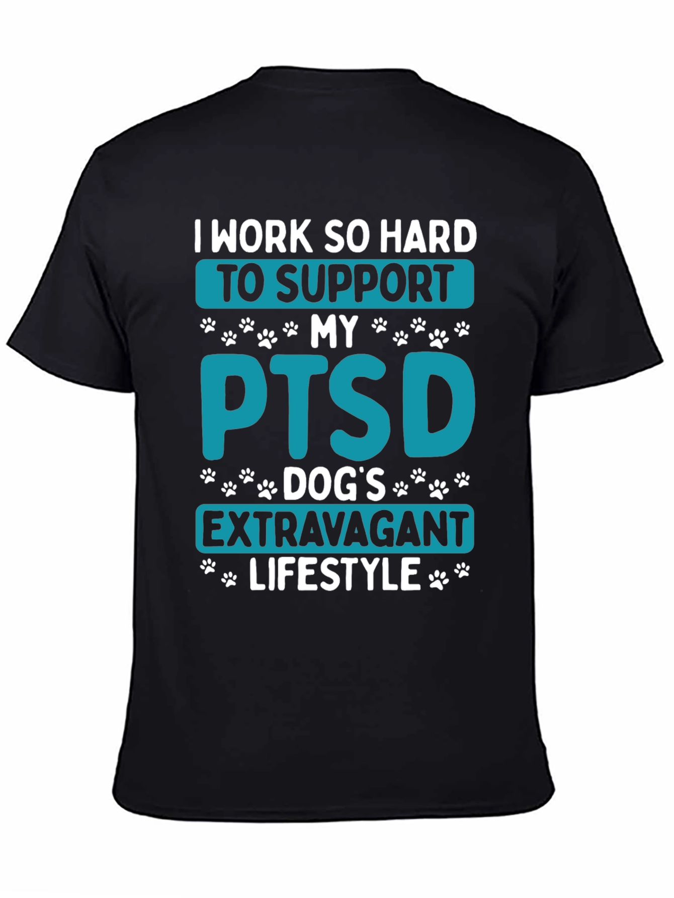 PTSD Dog Dad T-Shirt - Extravagant Lifestyle Tee