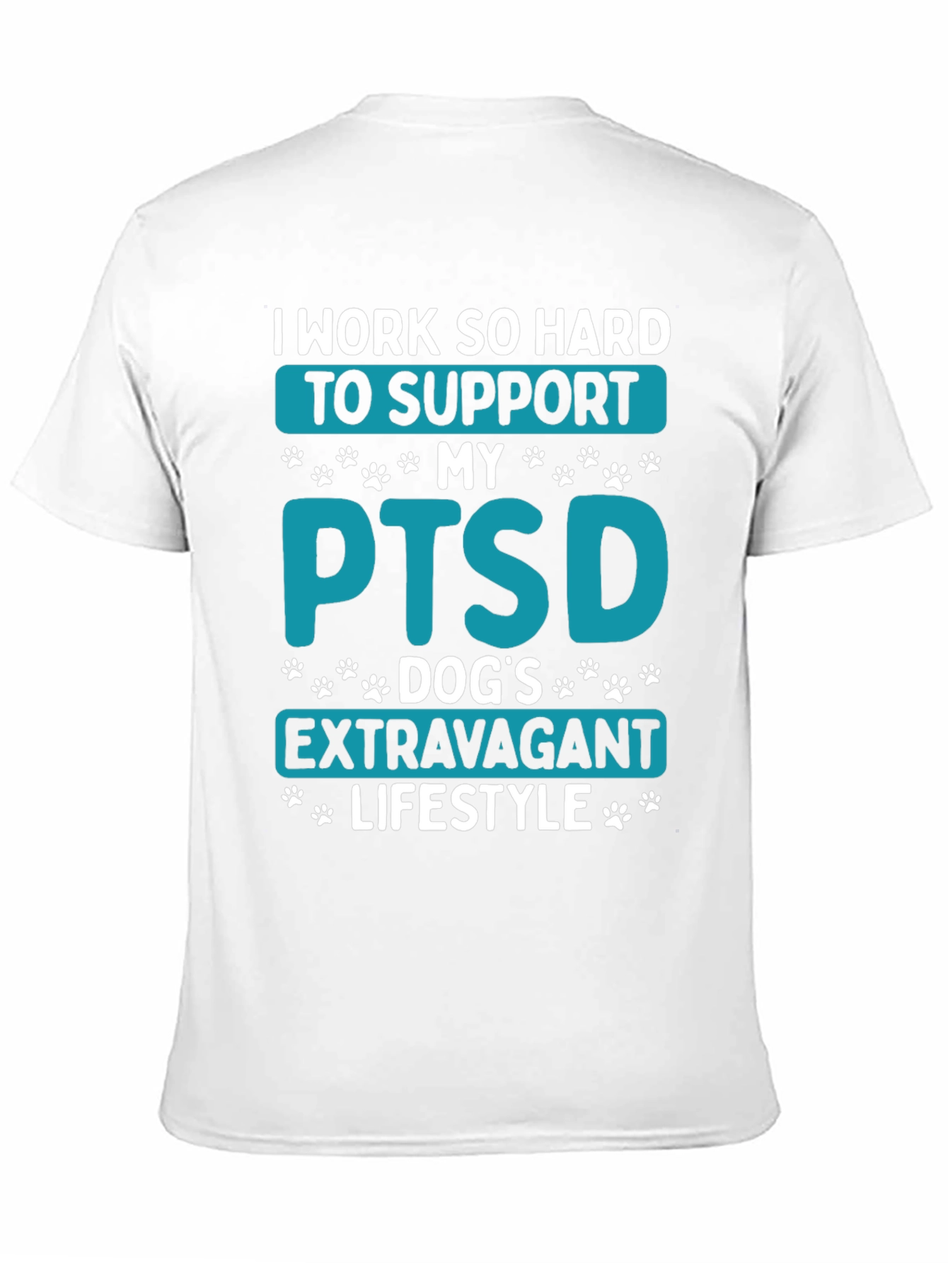 PTSD Dog Dad T-Shirt - Extravagant Lifestyle Tee