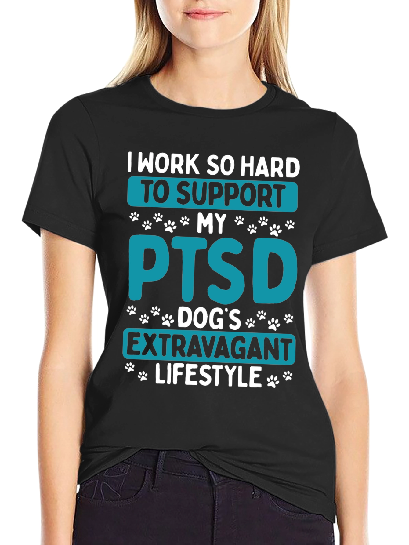 PTSD Dog Dad T-Shirt - Extravagant Lifestyle Tee