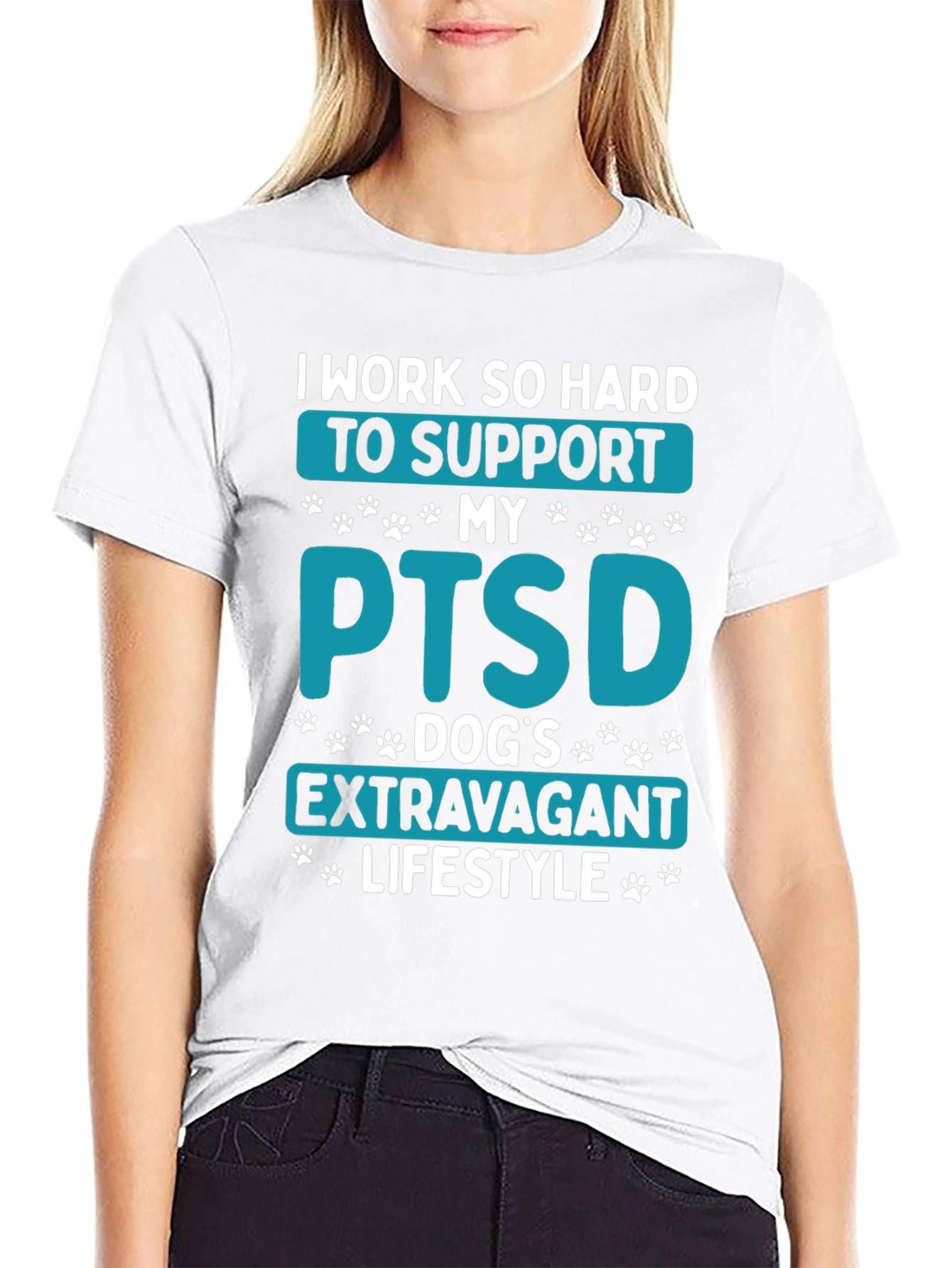 PTSD Dog Dad T-Shirt - Extravagant Lifestyle Tee