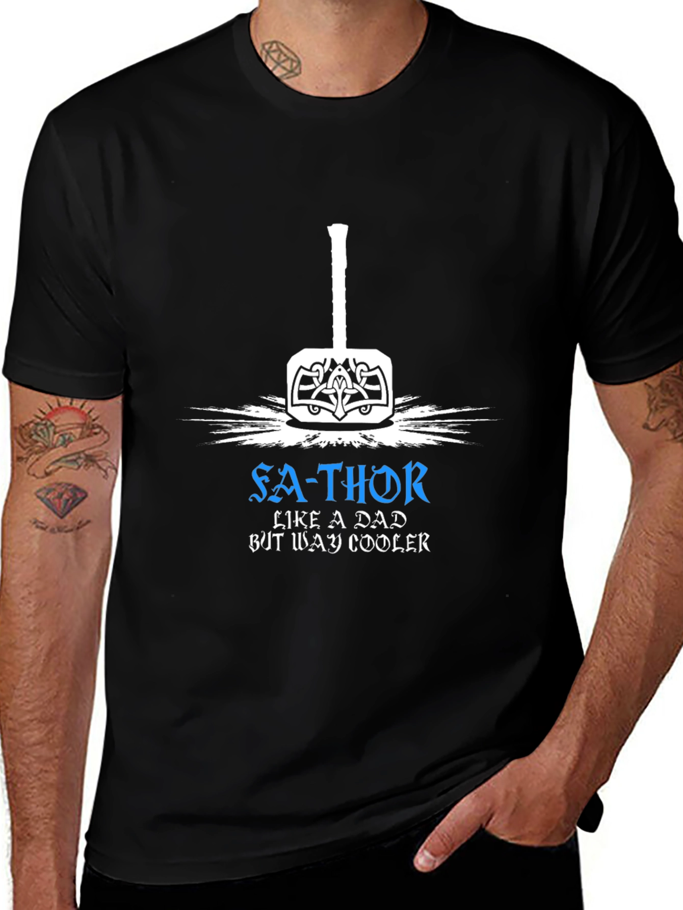 Fa-Thor T-Shirt: Like a Dad But Way Cooler