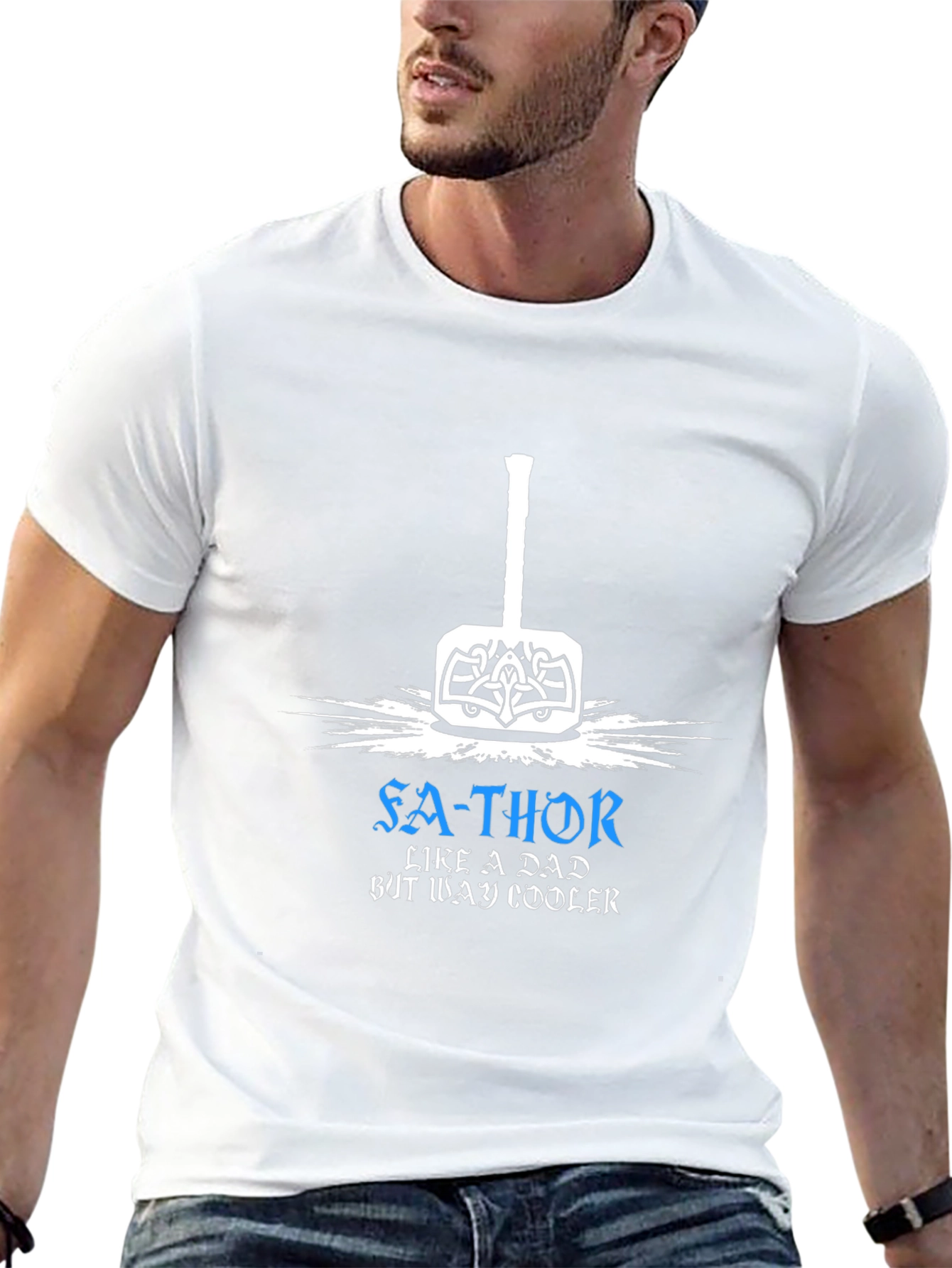 Fa-Thor T-Shirt: Like a Dad But Way Cooler