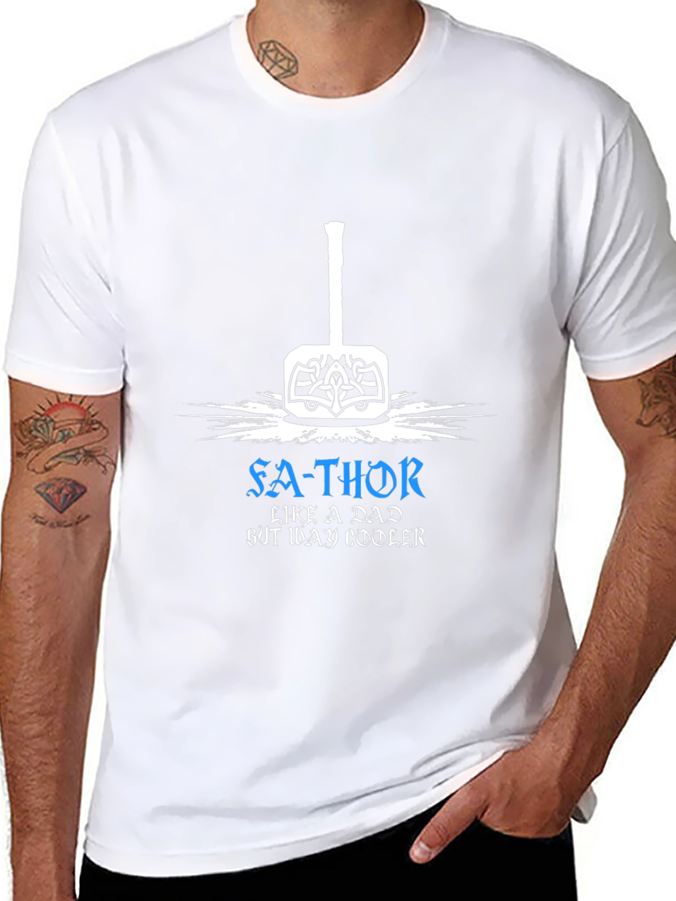 Fa-Thor T-Shirt: Like a Dad But Way Cooler