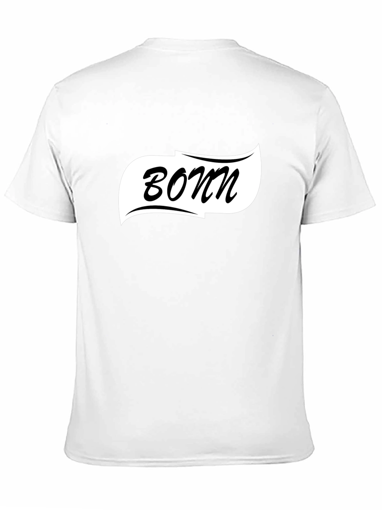 Bonn Graphic Tee - Classic Black Cotton T-Shirt