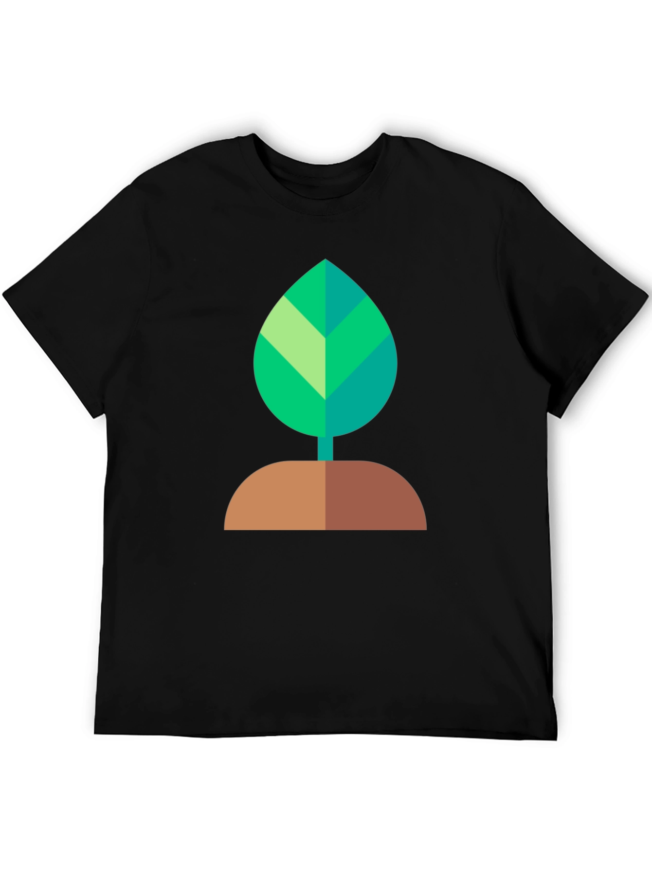 Green Leaf Graphic Tee - Nature Inspired Comfort