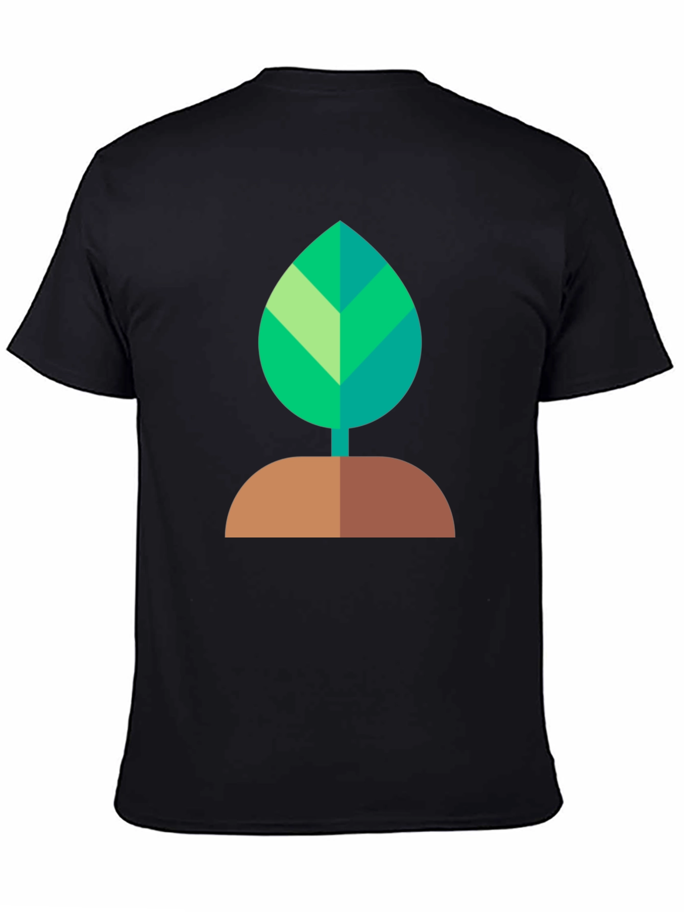 Green Leaf Graphic Tee - Nature Inspired Comfort