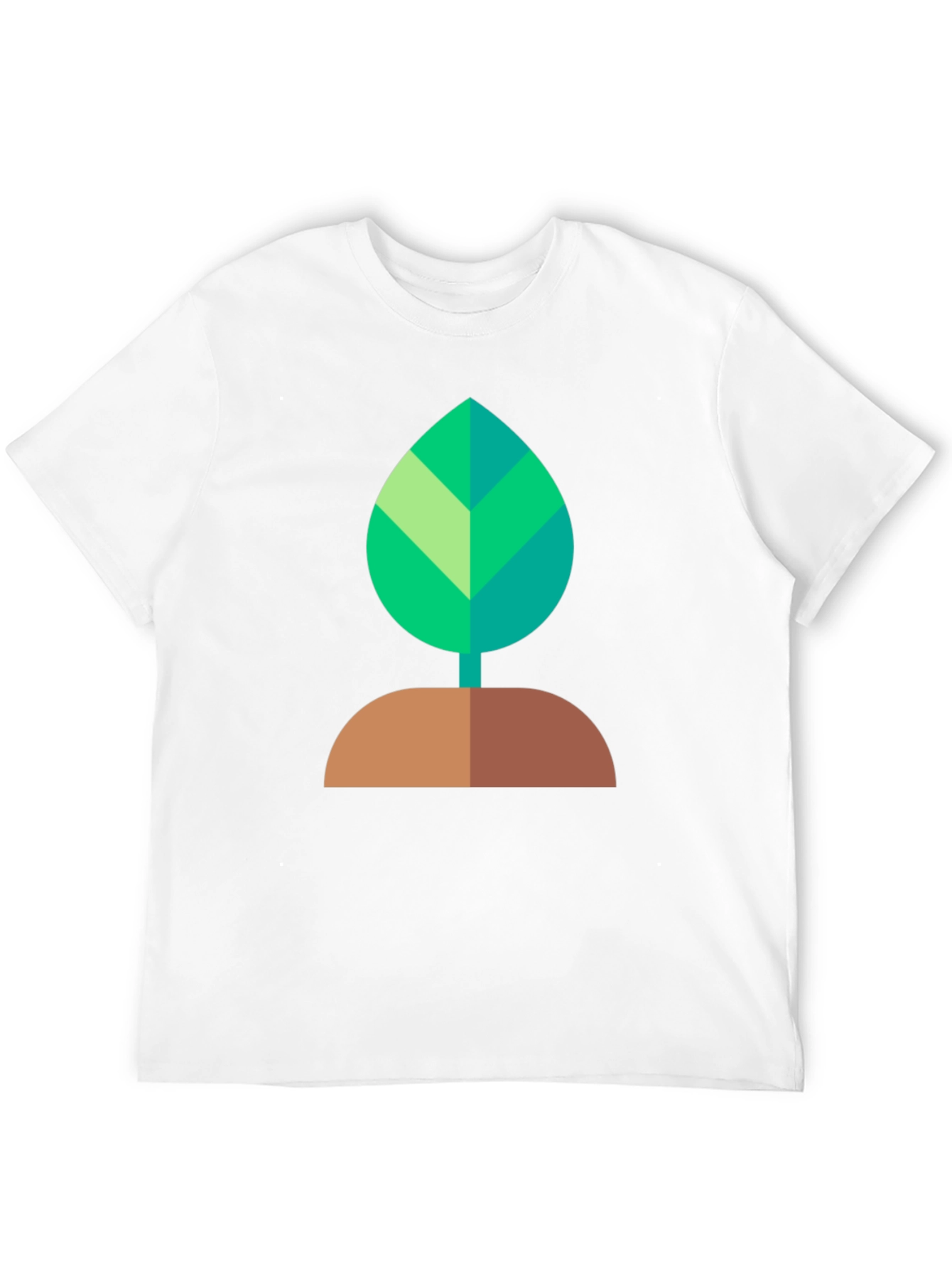 Green Leaf Graphic Tee - Nature Inspired Comfort