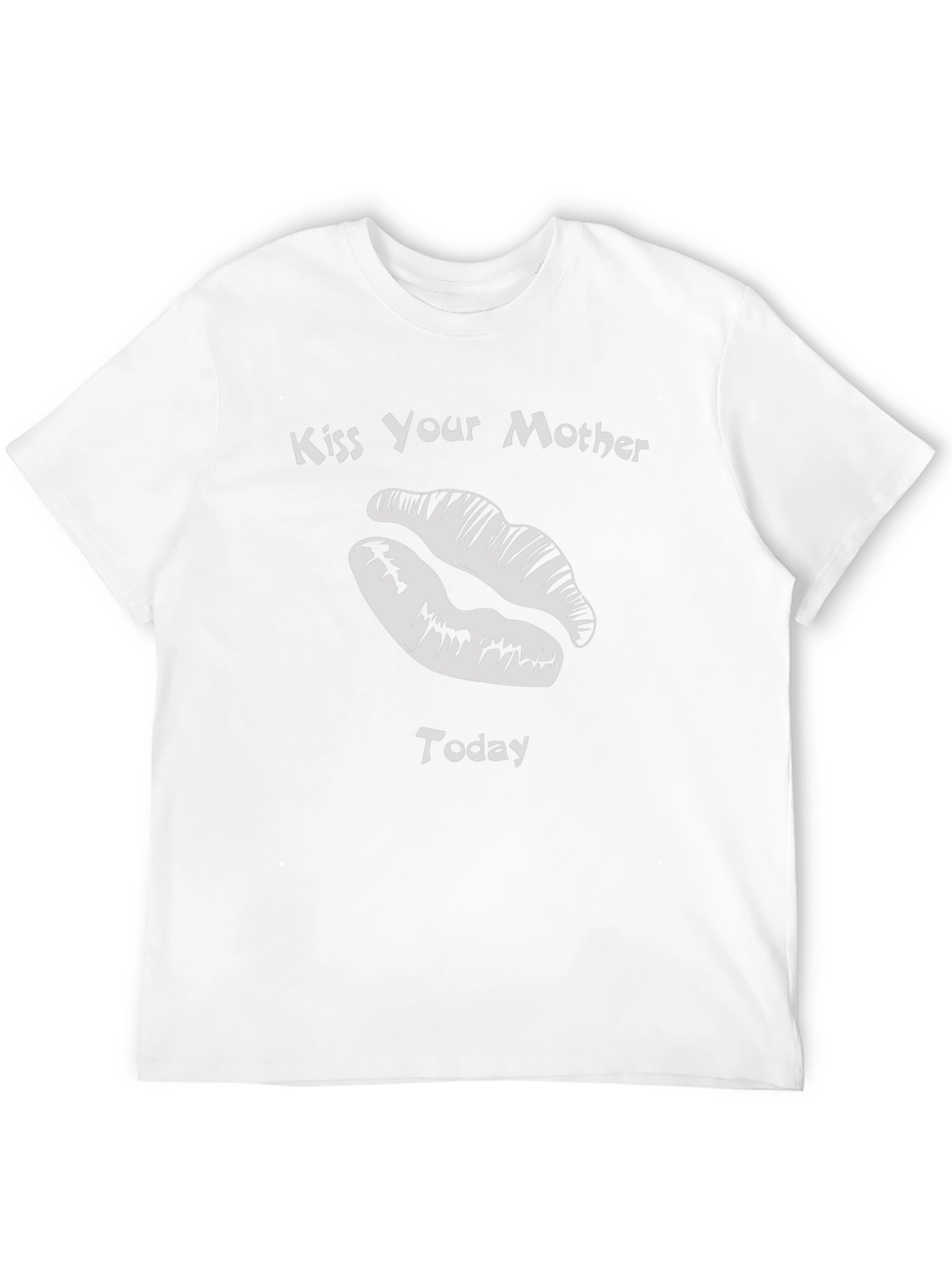 Kiss Your Mother Today Black Graphic Tee