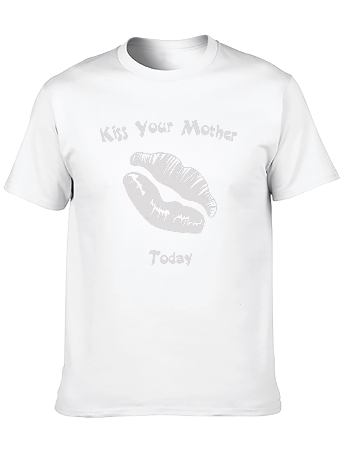 Kiss Your Mother Today Black Graphic Tee