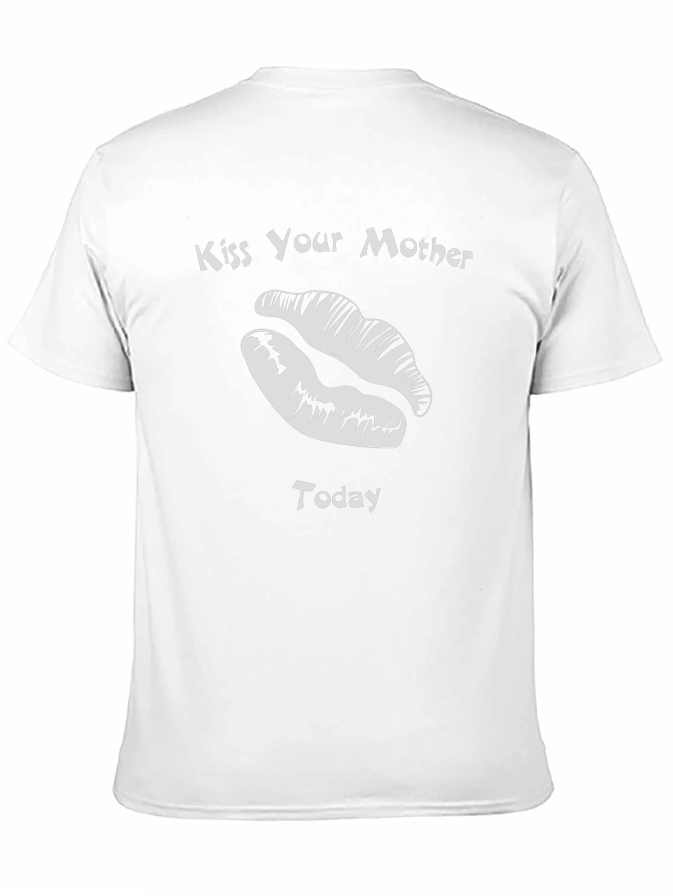 Kiss Your Mother Today Black Graphic Tee