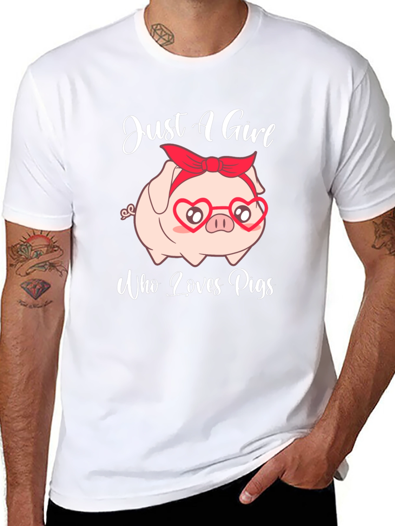 Just A Girl Who Loves Pigs T-Shirt