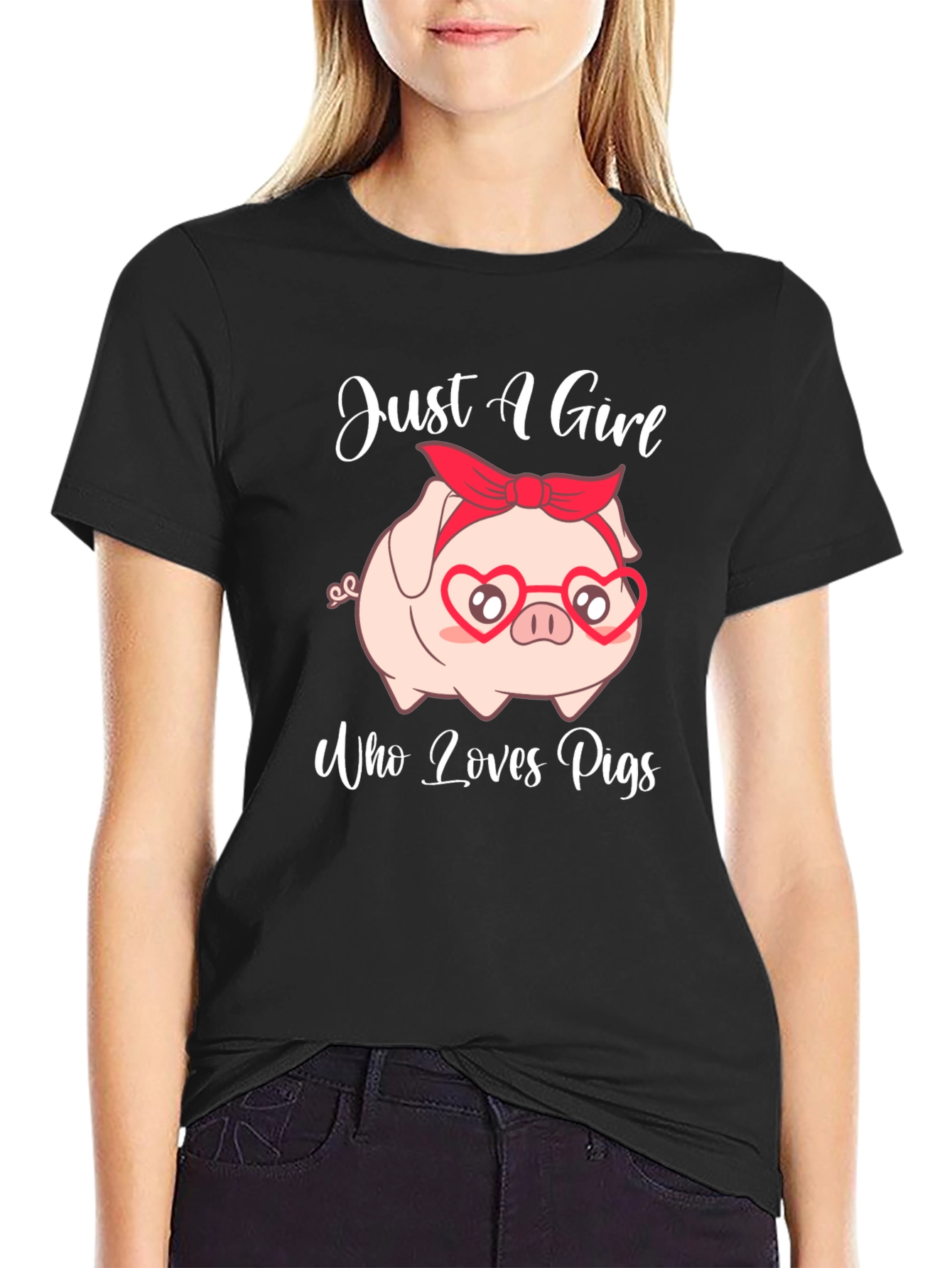 Just A Girl Who Loves Pigs T-Shirt