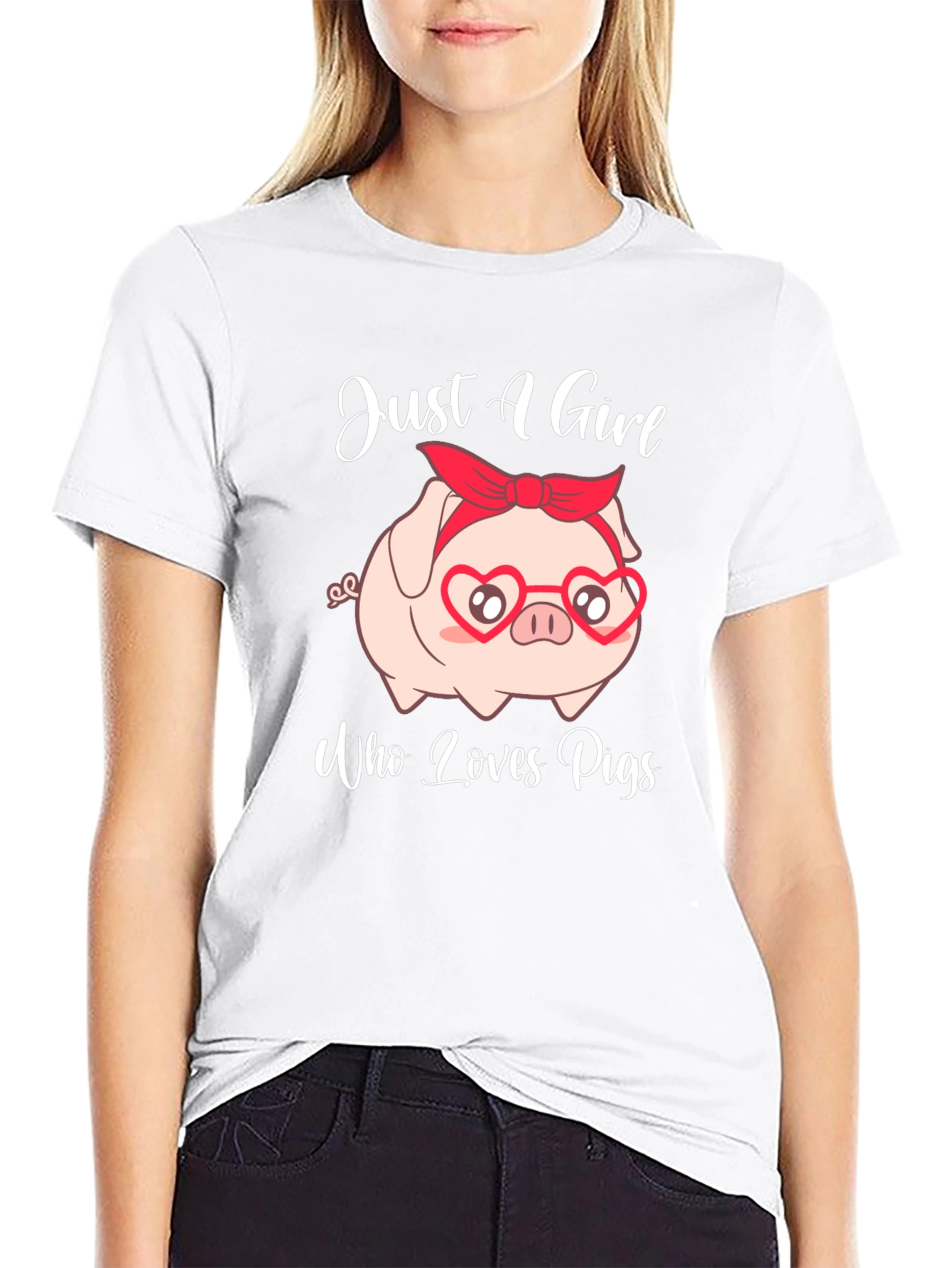 Just A Girl Who Loves Pigs T-Shirt