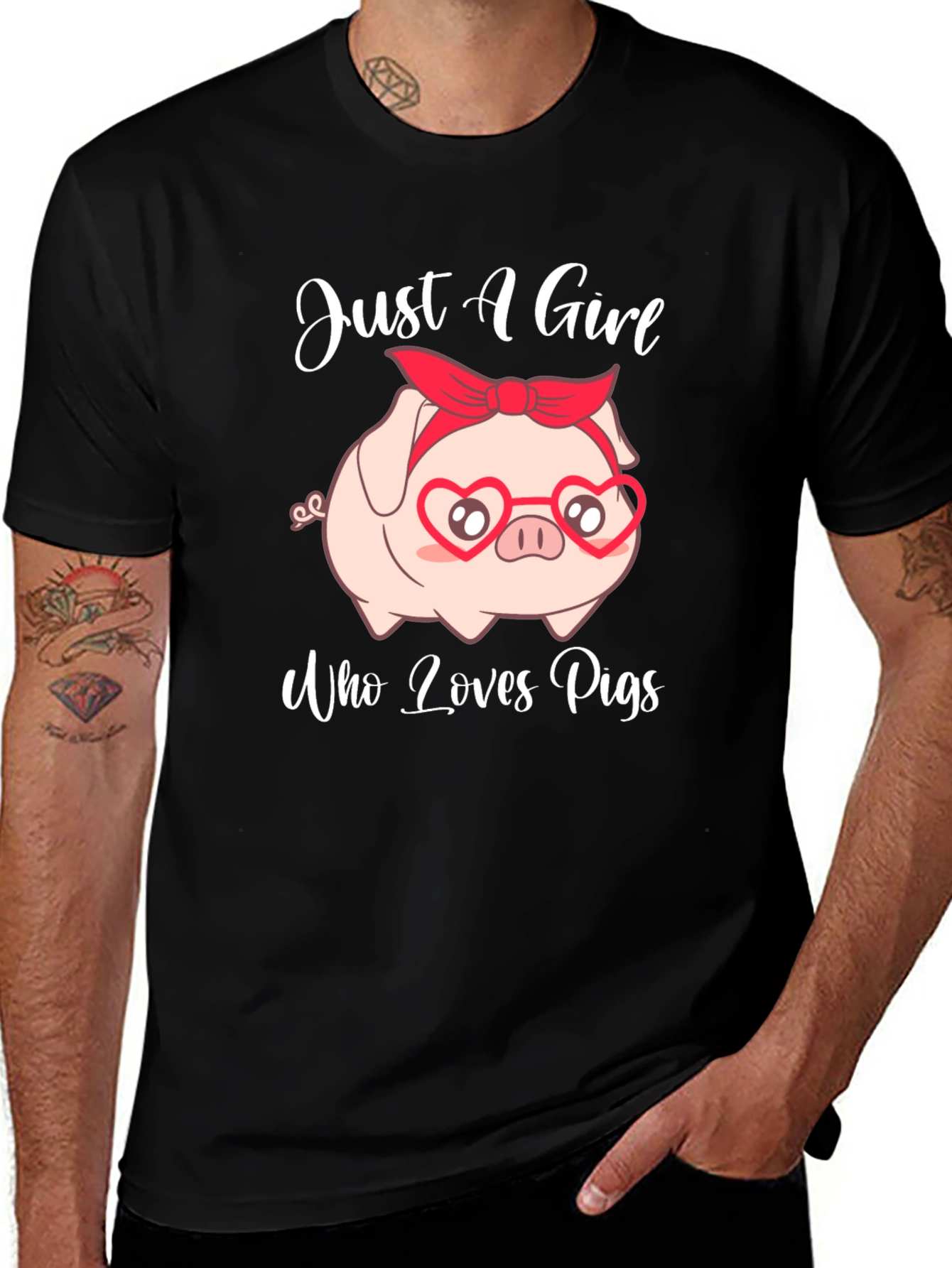 Just A Girl Who Loves Pigs T-Shirt