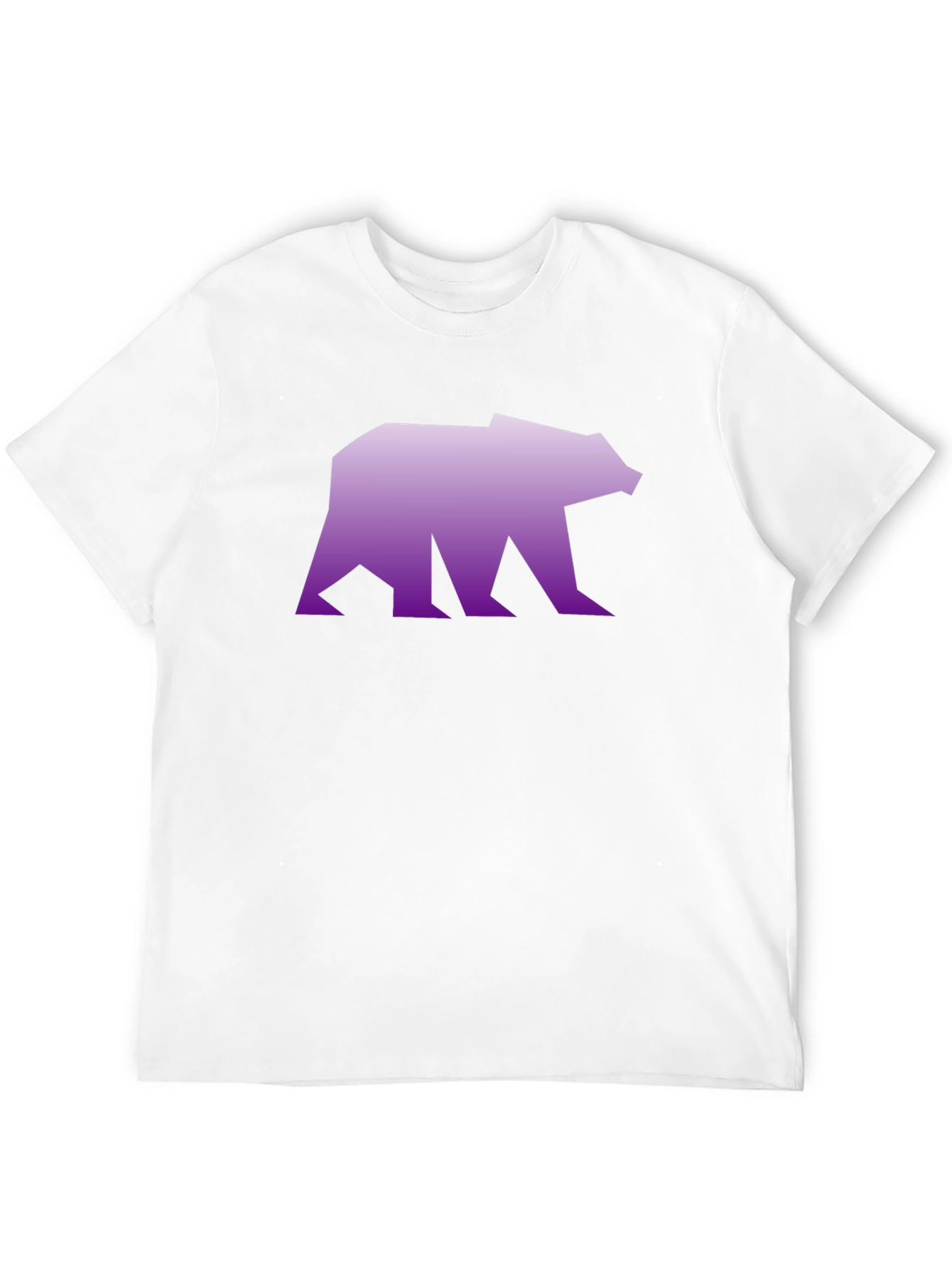 Geometric Bear Graphic Tee - Modern Streetwear