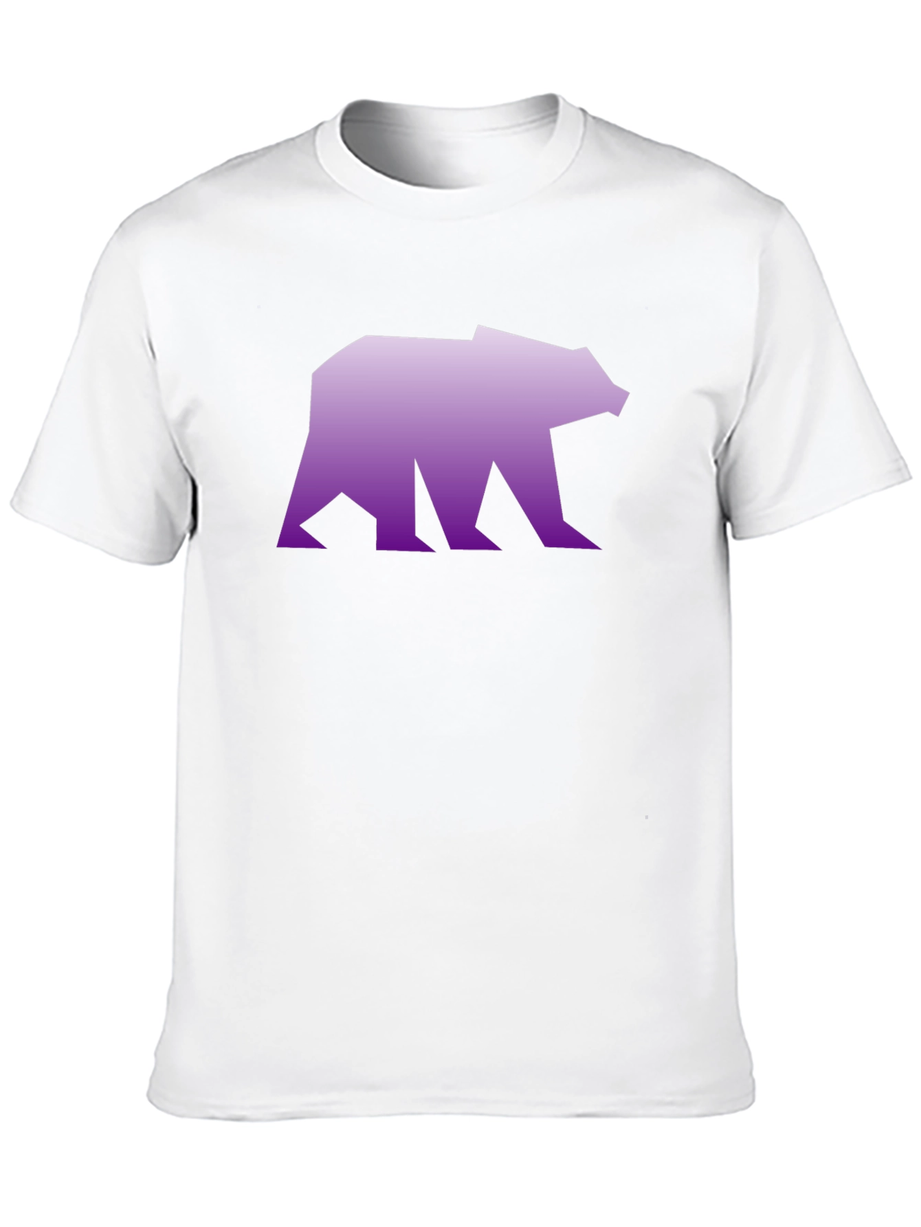 Geometric Bear Graphic Tee - Modern Streetwear