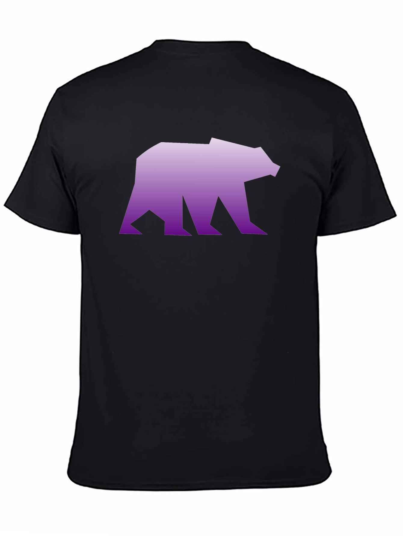 Geometric Bear Graphic Tee - Modern Streetwear