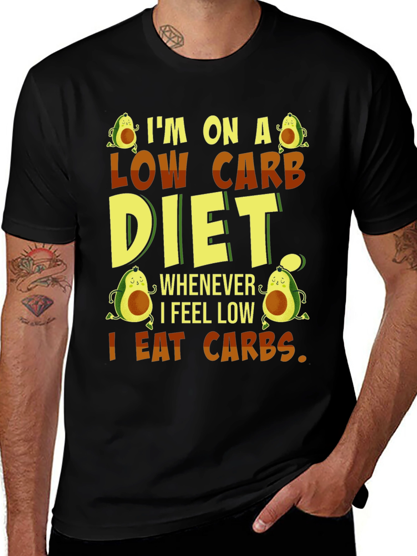 Low Carb Diet Funny T-Shirt
