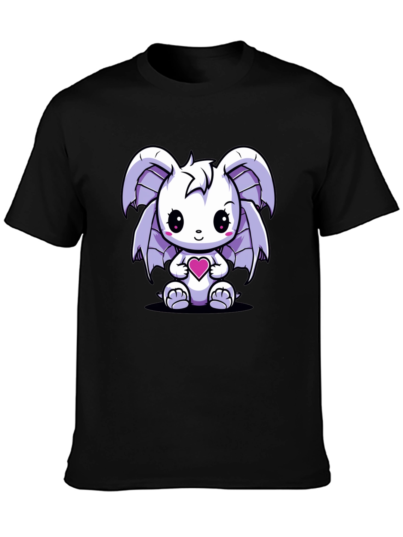 Cute Monster Heart Graphic T-Shirt