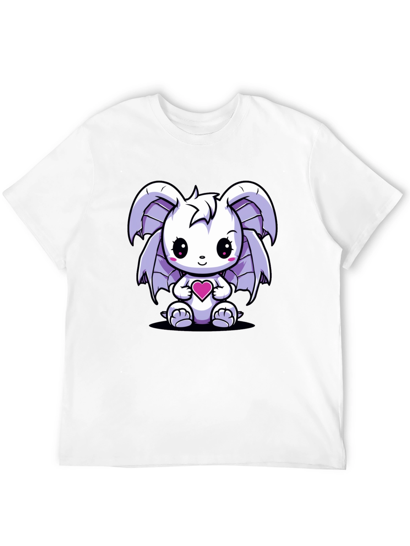 Cute Monster Heart Graphic T-Shirt