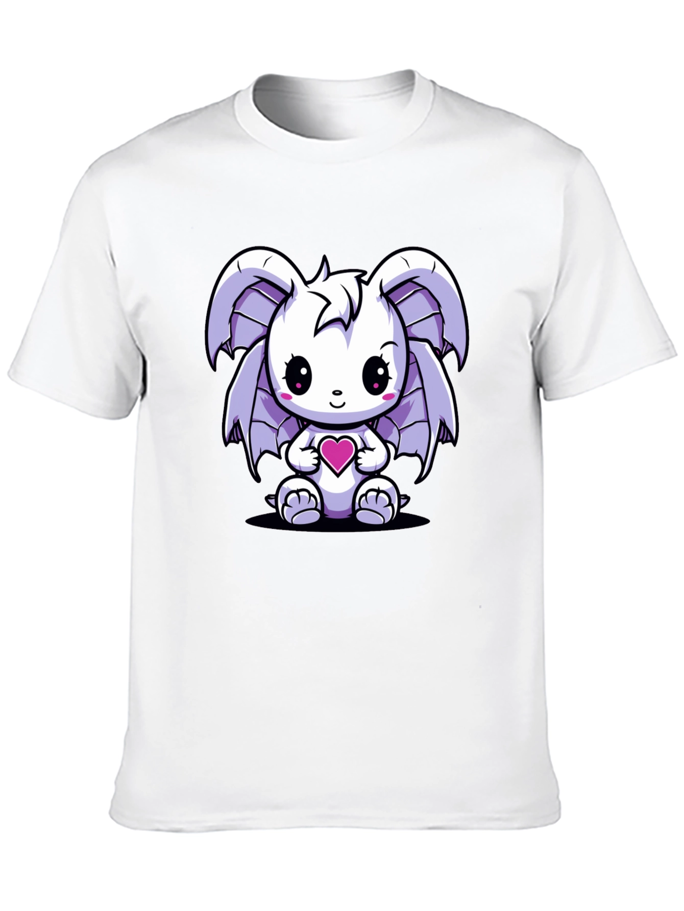 Cute Monster Heart Graphic T-Shirt