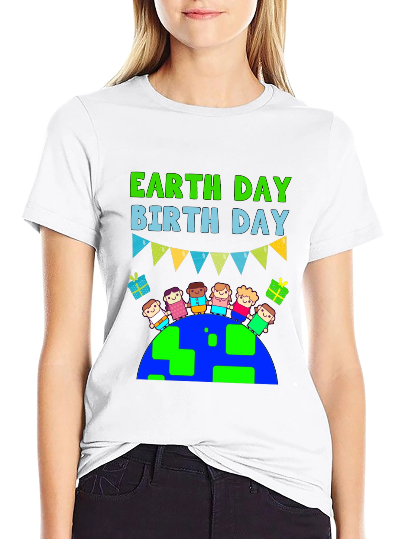 Earth Day Birthday Graphic T-Shirt