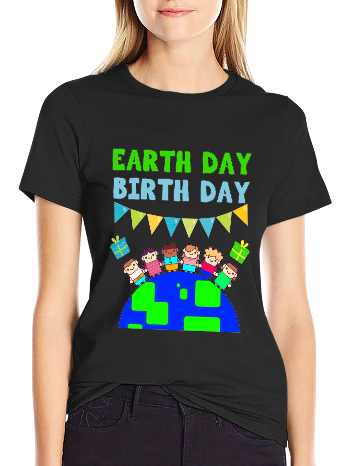 Earth Day Birthday Graphic T-Shirt