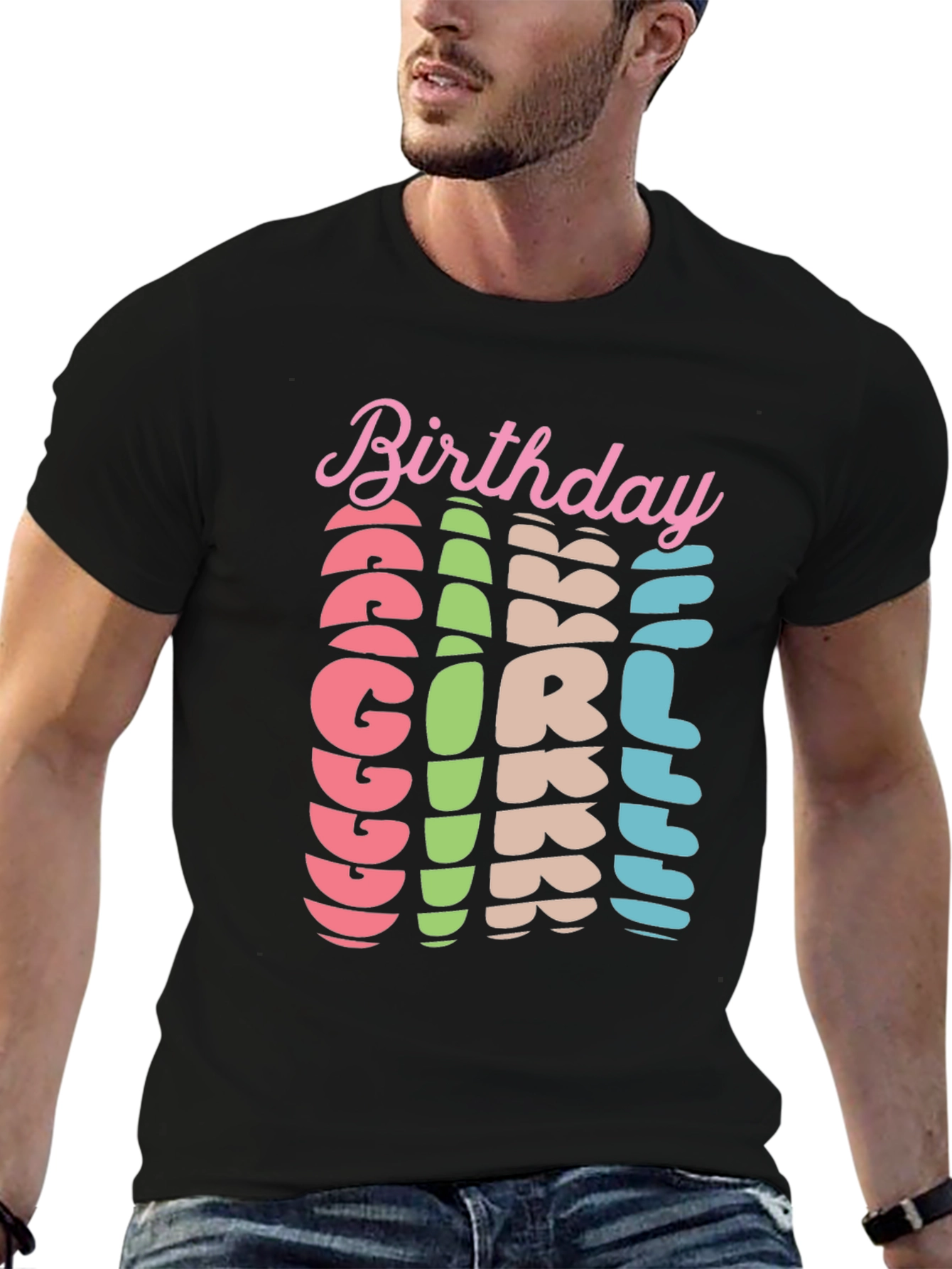 Birthday Girl Retro Graphic Tee - Trendy Celebration Shirt