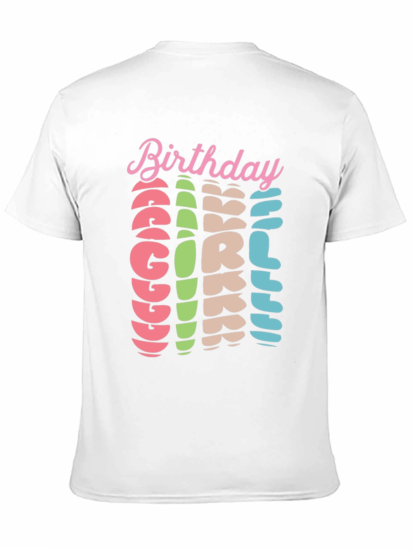 Birthday Girl Retro Graphic Tee - Trendy Celebration Shirt