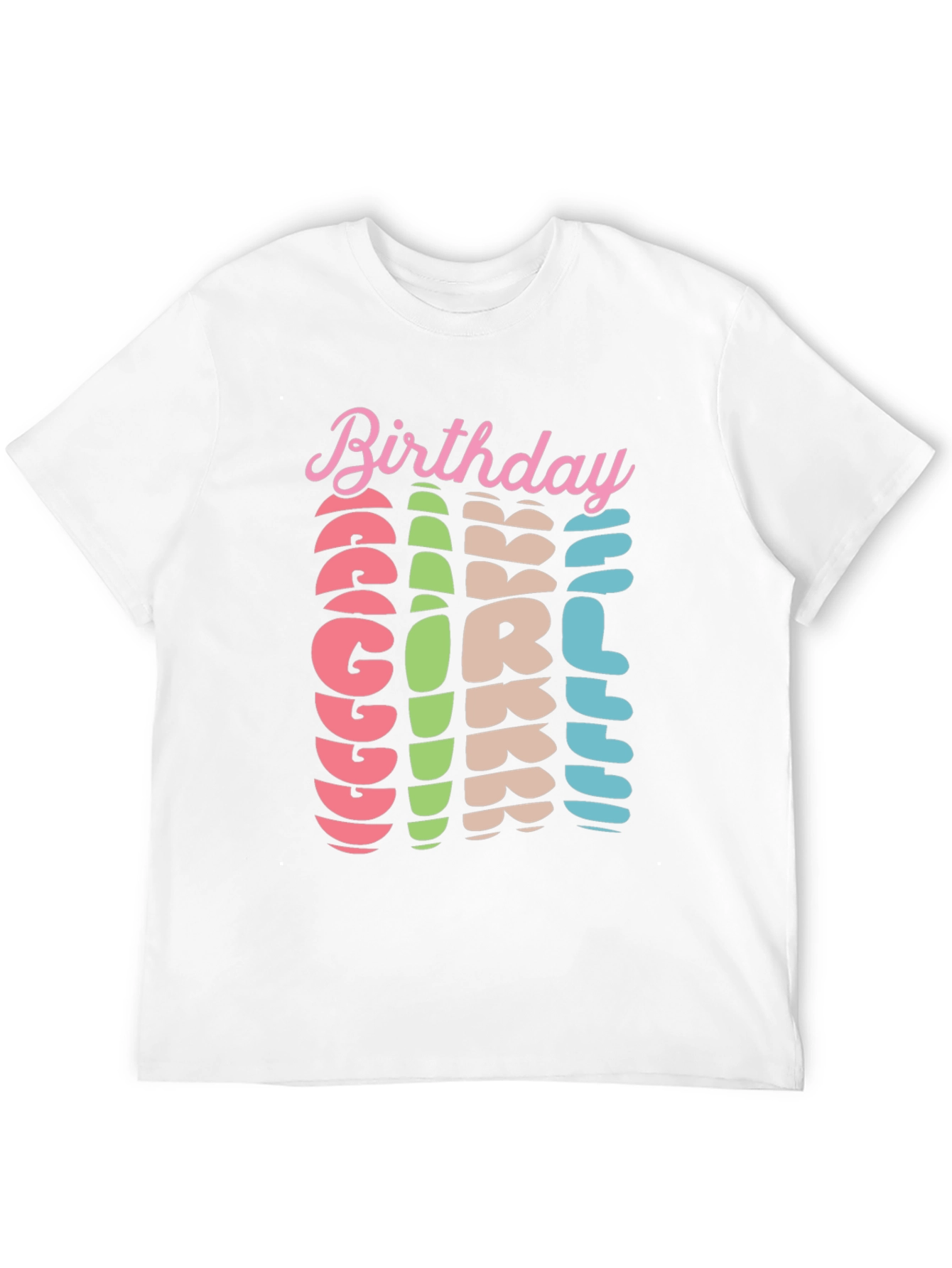 Birthday Girl Retro Graphic Tee - Trendy Celebration Shirt