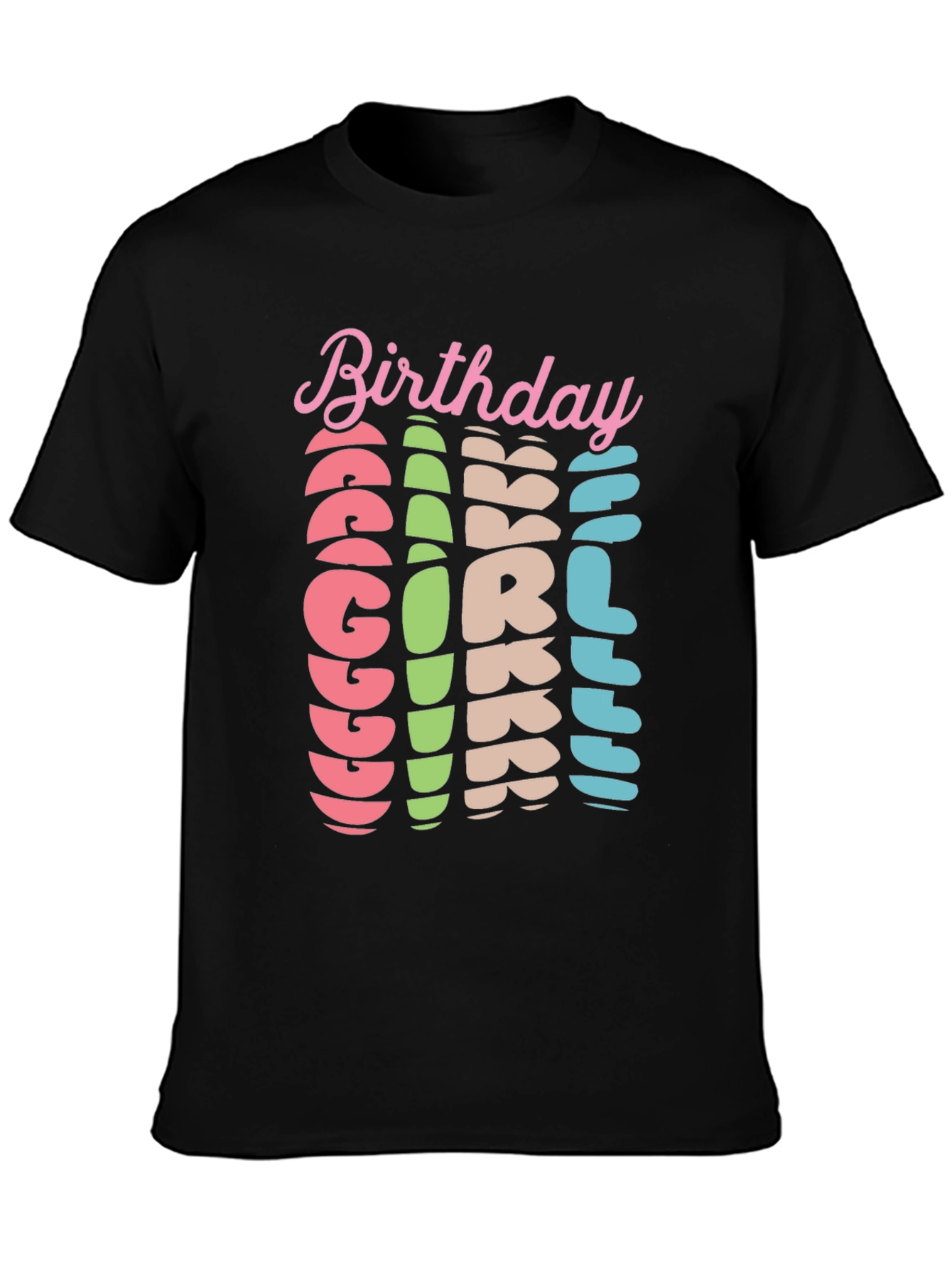 Birthday Girl Retro Graphic Tee - Trendy Celebration Shirt