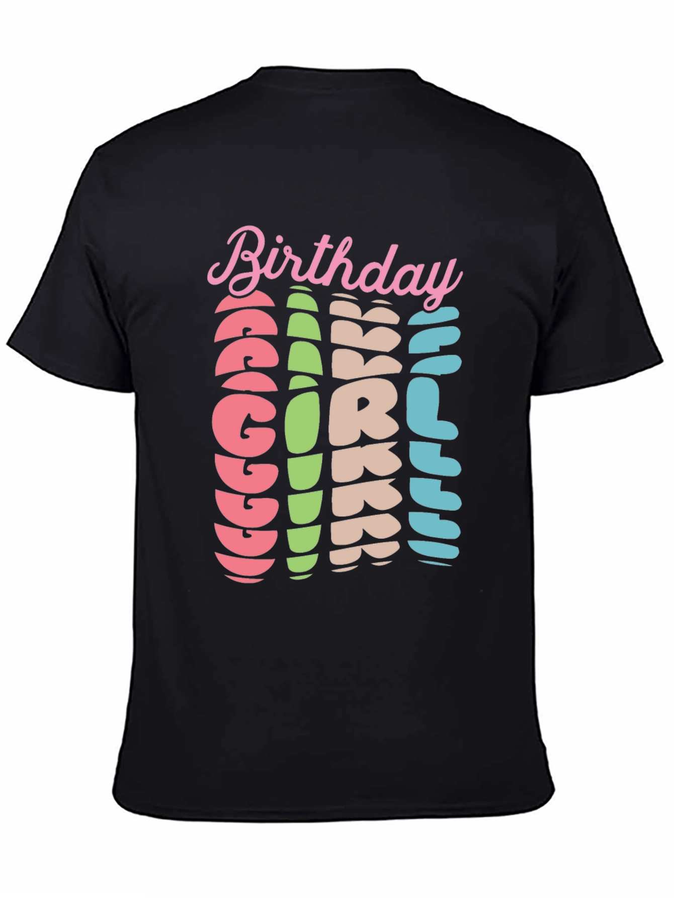 Birthday Girl Retro Graphic Tee - Trendy Celebration Shirt