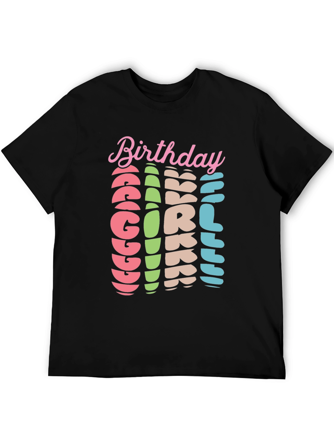 Birthday Girl Retro Graphic Tee - Trendy Celebration Shirt