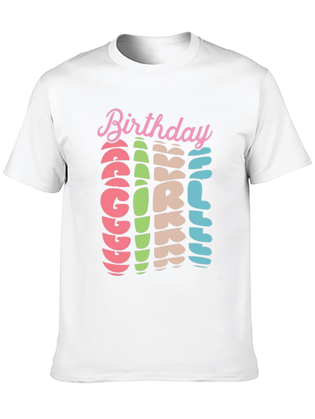 Birthday Girl Retro Graphic Tee - Trendy Celebration Shirt