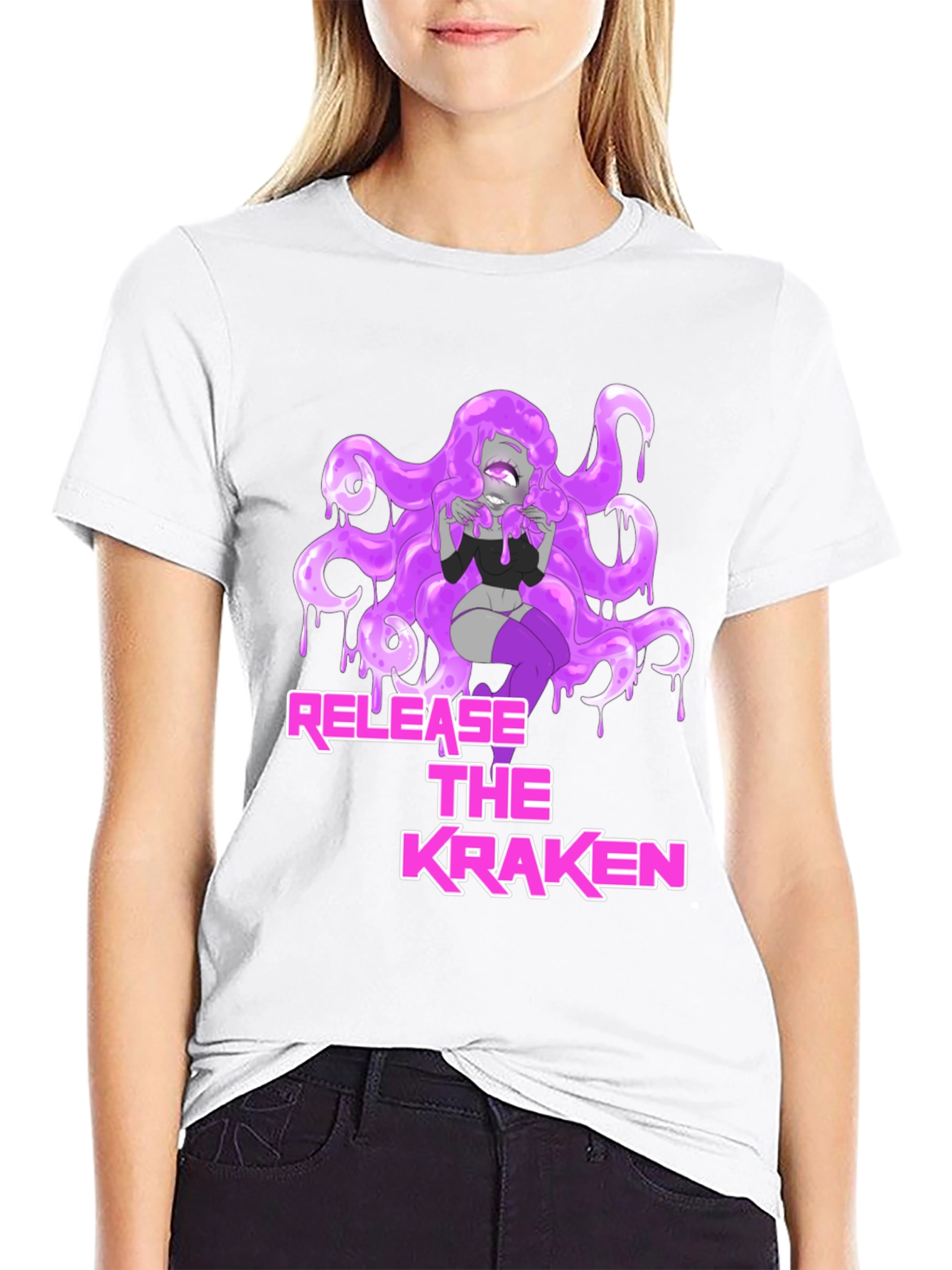 Release the Kraken Graphic Tee - Black