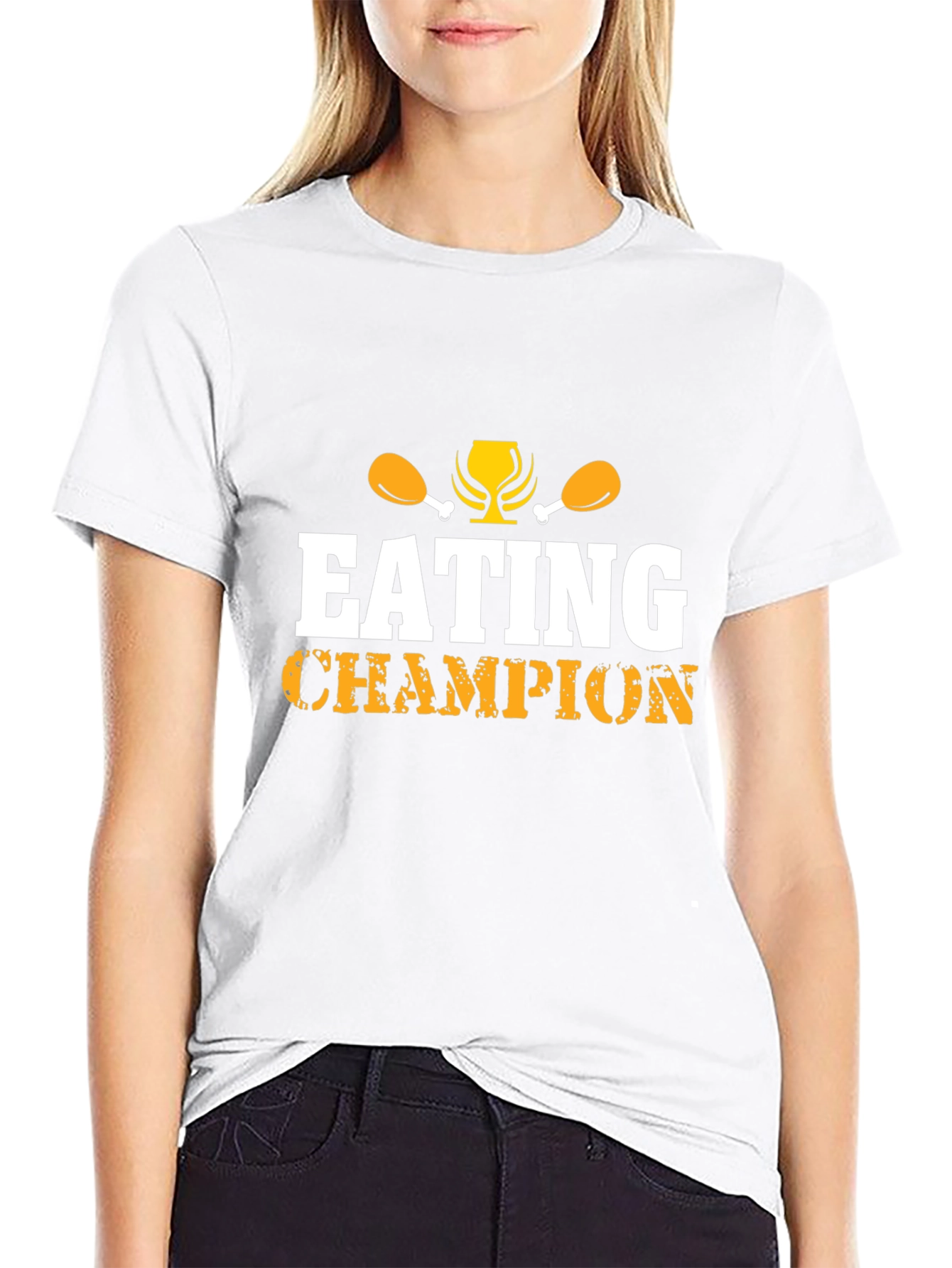Eating Champion Graphic T-Shirt - Foodie Tee