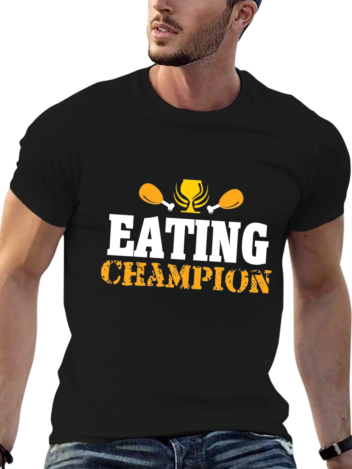 Eating Champion Graphic T-Shirt - Foodie Tee