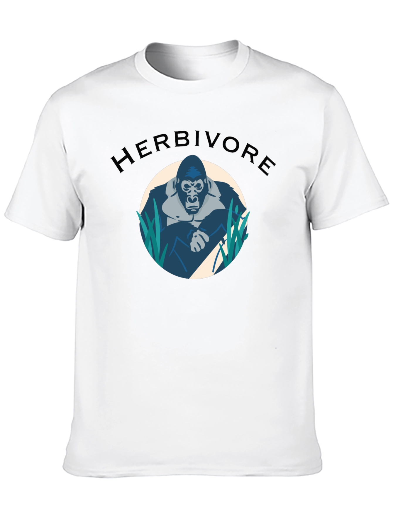 Herbivore Gorilla Graphic T-Shirt - Black
