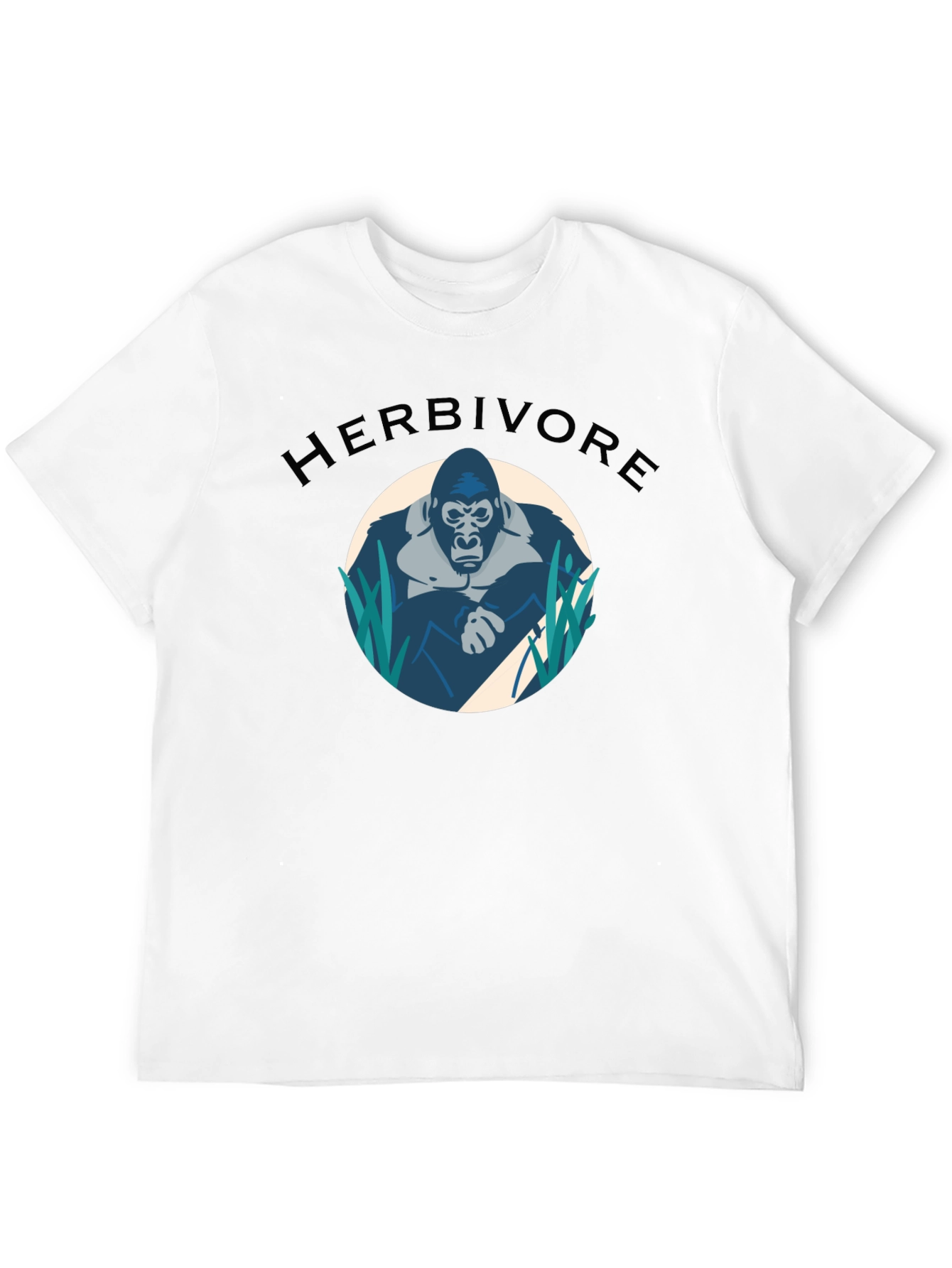 Herbivore Gorilla Graphic T-Shirt - Black