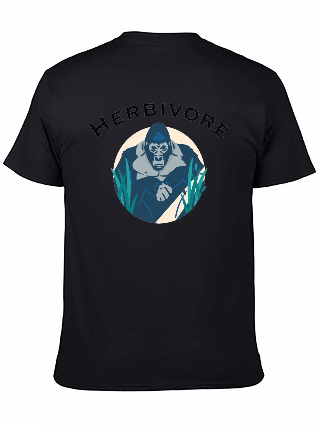 Herbivore Gorilla Graphic T-Shirt - Black