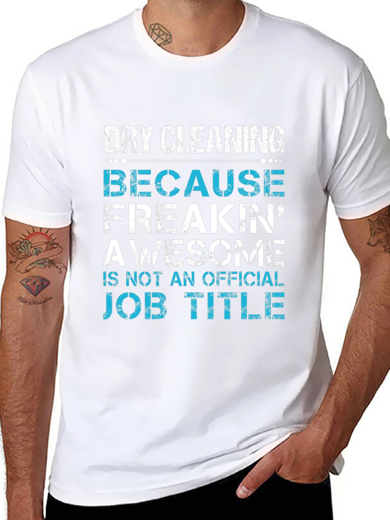 Dry Cleaning Awesome Job Title Graphic Tee