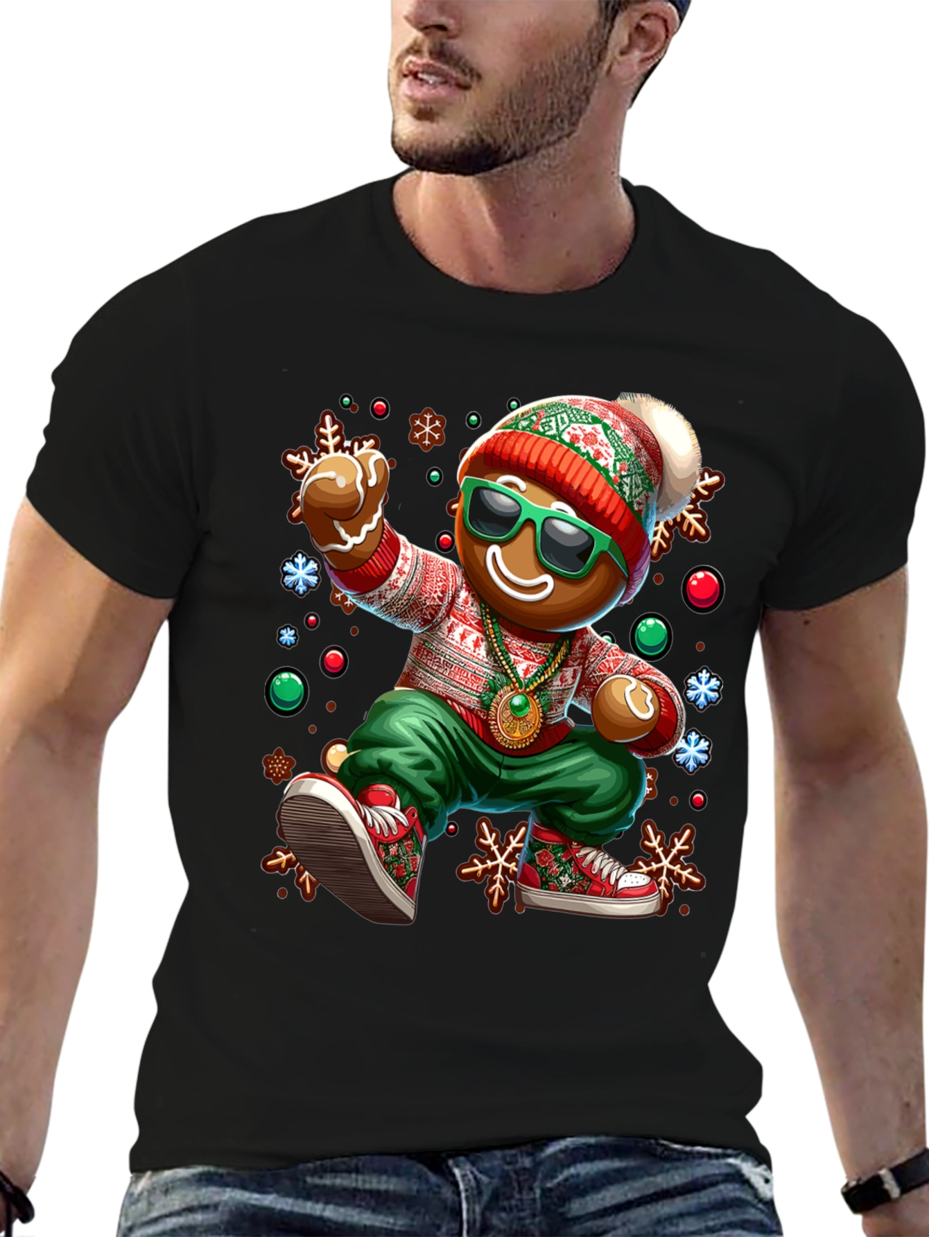 Gingerbread Man Graphic Tee