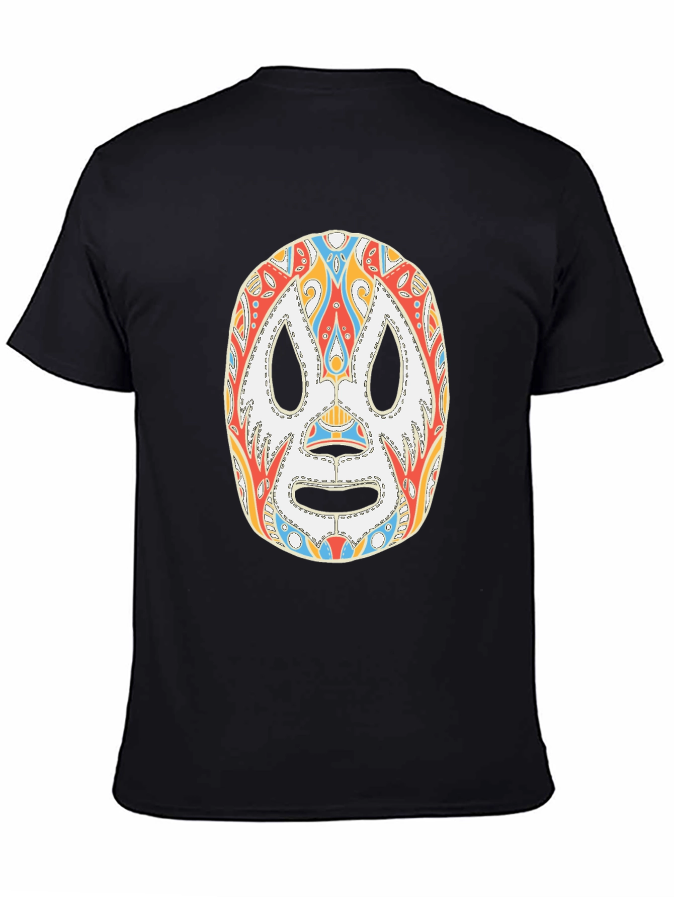 Lucha Libre Mask Graphic T-Shirt - Unique Design