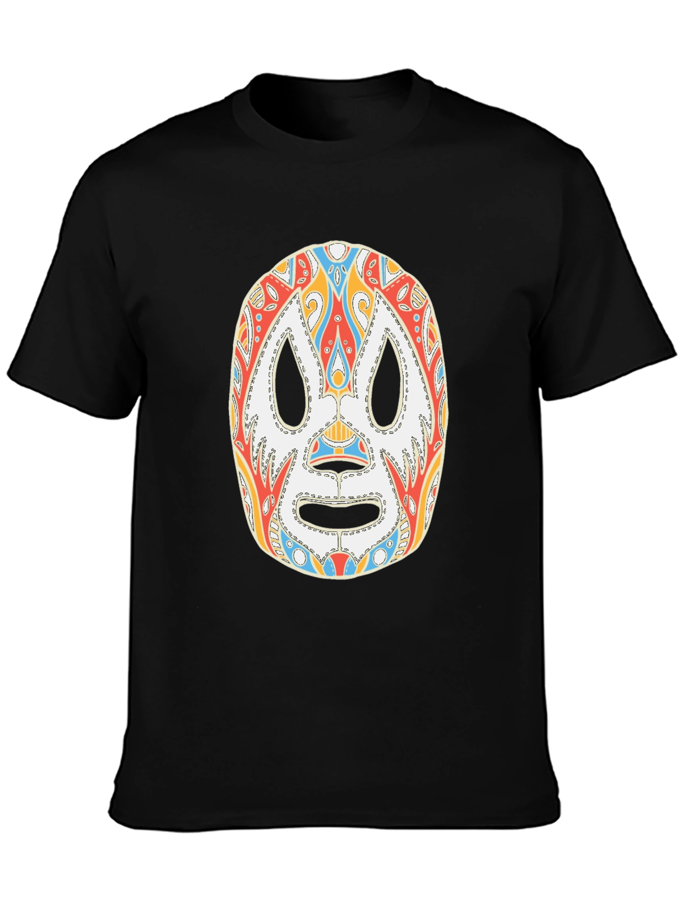 Lucha Libre Mask Graphic T-Shirt - Unique Design