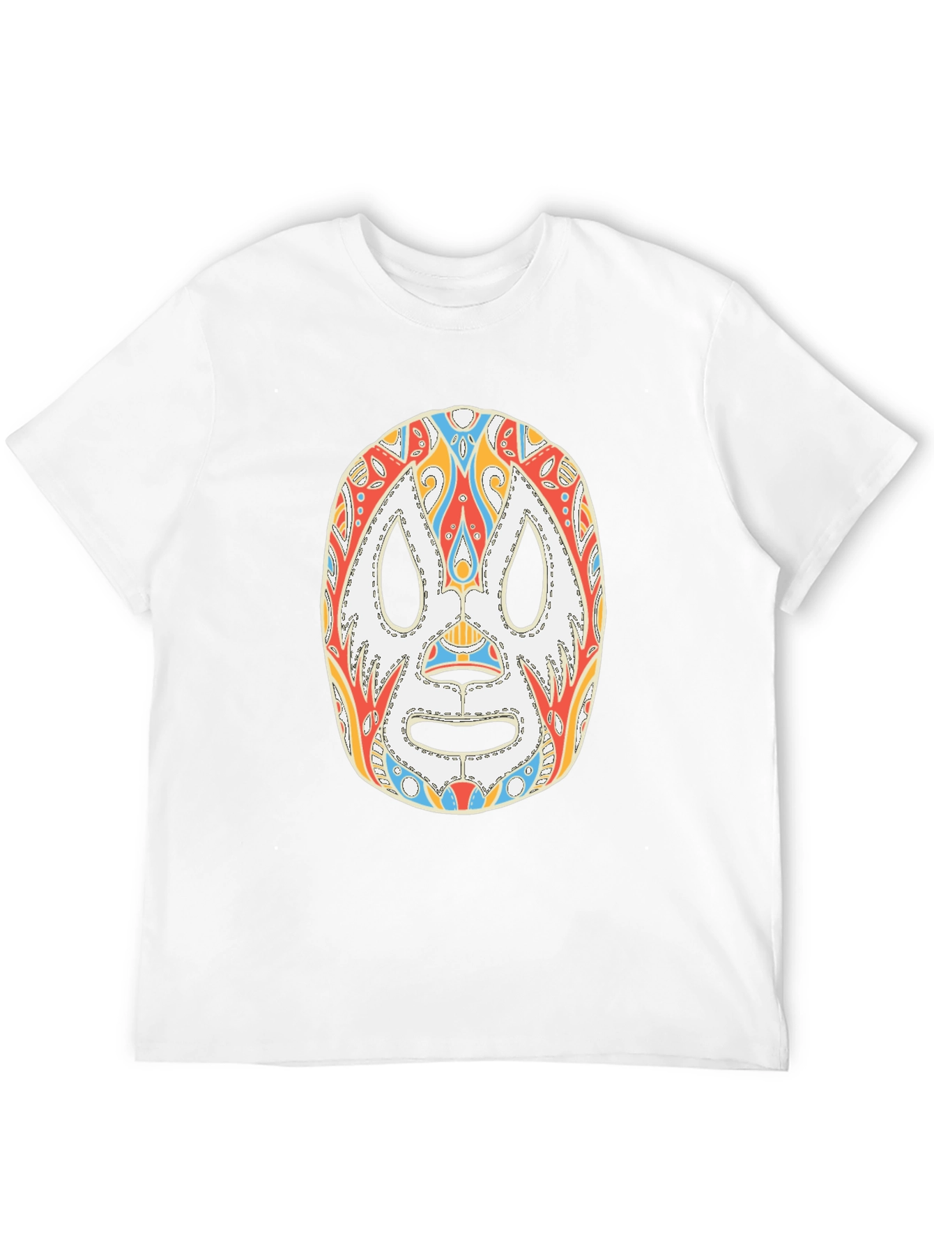 Lucha Libre Mask Graphic T-Shirt - Unique Design